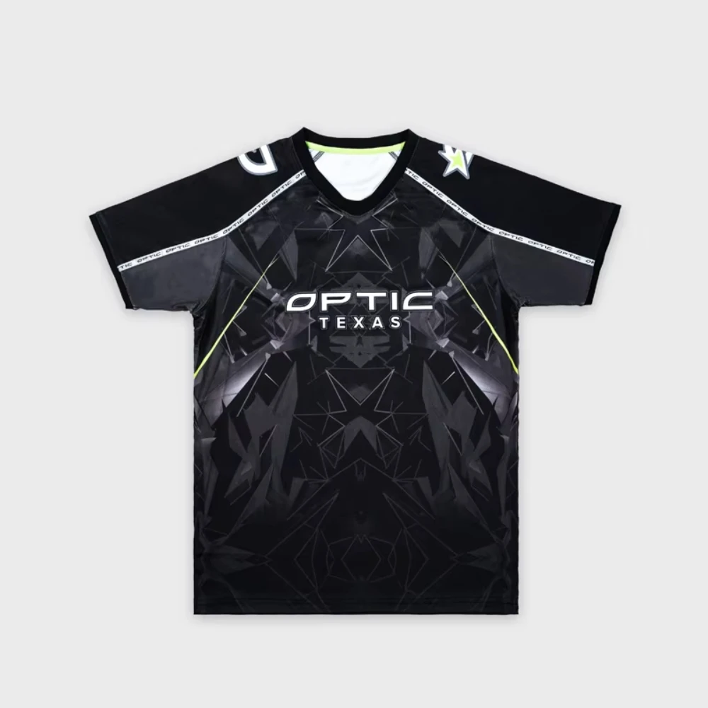2026 OpTic TEXAS Esports Club Neues Trikot CDL Spieler Atmungsaktives 3D-gedrucktes T-Shirt für Herren und Damen in verschiedenen Größen