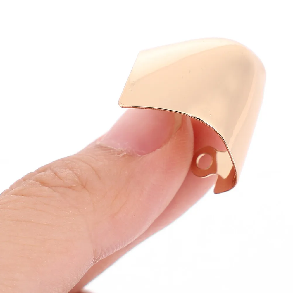 4Pairs High Heels Cap Covers Metal Shoe Tip Protectors for Pointed Shoes Wear-Resistant Shoe Front Guard High Heels Cap Covers