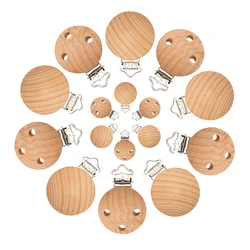 Mabochewing – Clips en bois de hêtre naturel pour bébé, 20 pièces, 30mm, 35mm, livraison rapide et gratuite