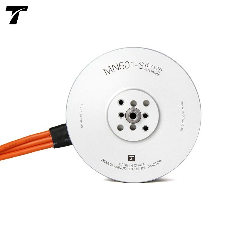 

T-MOTOR MN601-S Brushless Dc 6S 12S 24V 48V 1200W 1500W X4 X8 Multi-rotor Bldc Motor For Drone