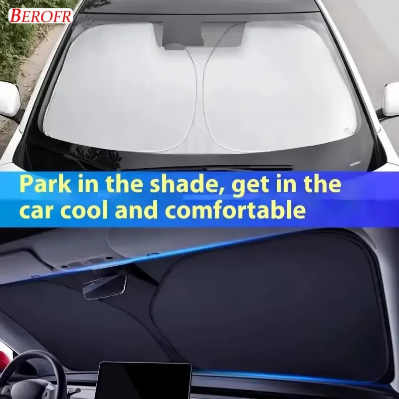 For Ford Mondeo Taurus MK5 2022-2025Car Windshield Sunshade Cover Front Window Sun Shade Heat Insulation Summer Auto Accessories