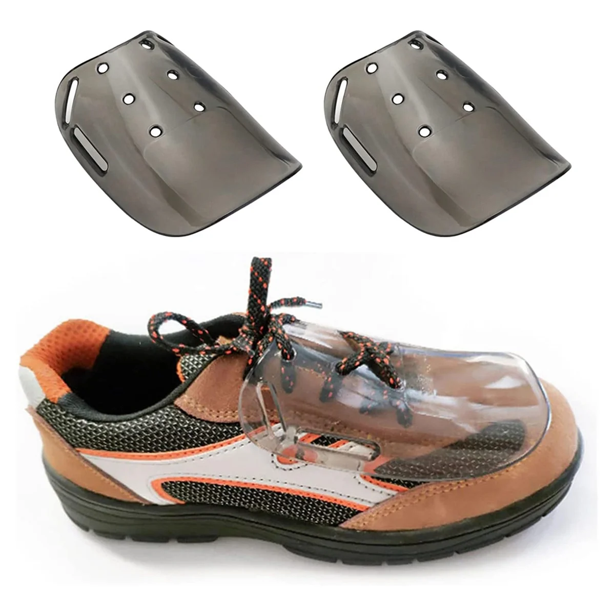 

Y31A Metatarsal Guard, Safety Footwear Attachment for Metatarsal Protection, Safety Shoe Cover for Most Work Boots 1 Pair