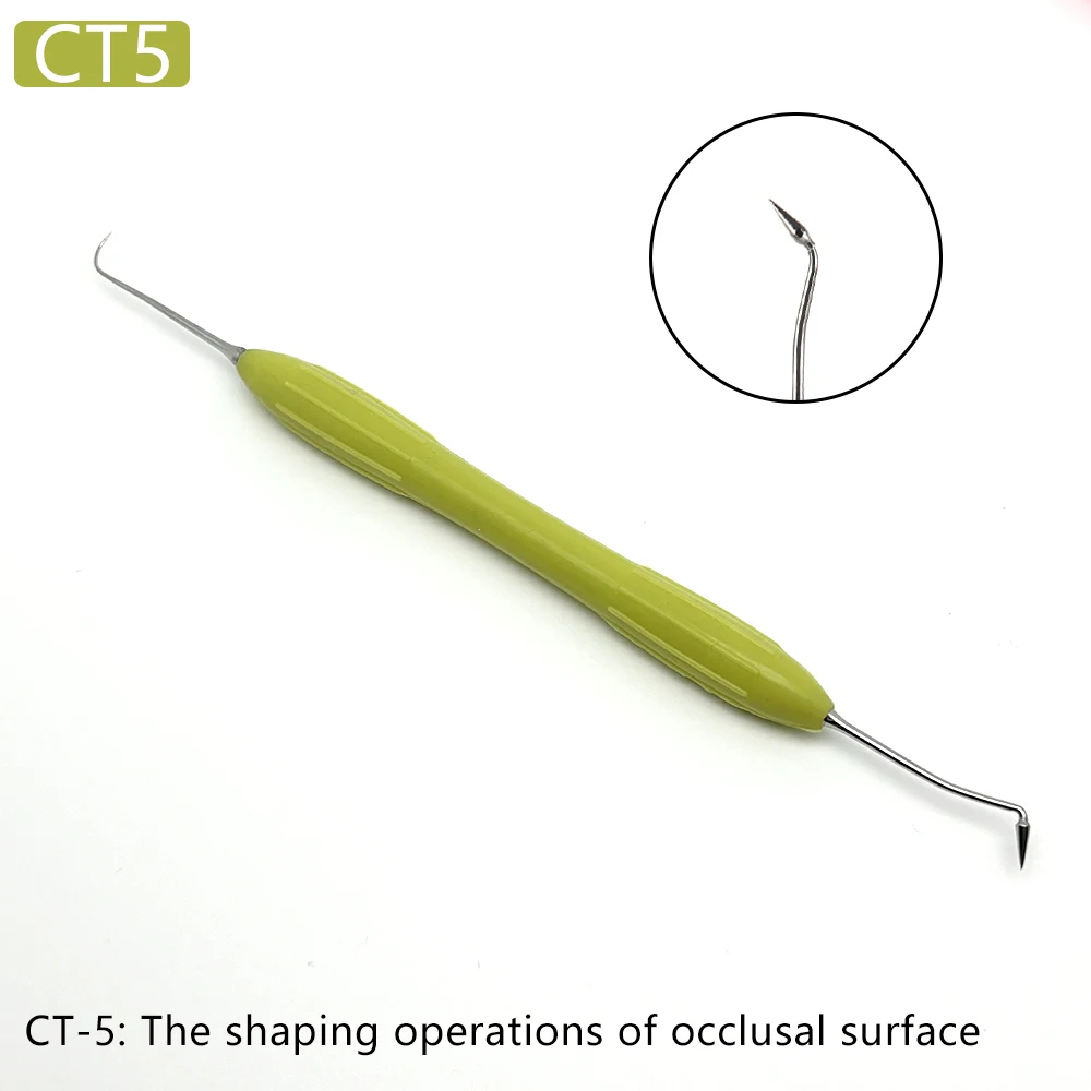 Dental Resin Filled Restorative Instrument Filler Aesthetic Restoration Knife Silicone Handle Dentistry Tools Dental Supplies