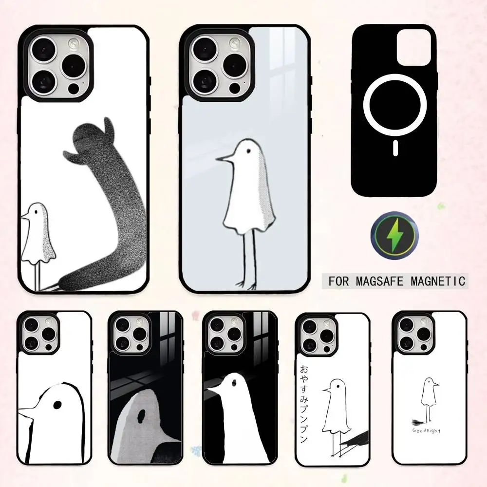 

Comics G-Goodnight P-Punpun Phone Case For iPhone17,16,15,14,13,12,11 Plus,Pro Max Magnetic For Magsafe Wireless Charging