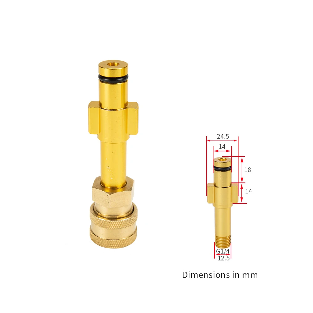 High Pressure Washer Snow Foam Lance Adapter Foam Cannon Foam Nozzle Converting Connectors