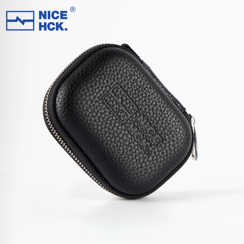 NiceHCK PU Case High Grade Zipper Earphone Storage Bag Digital Accessories Organizer Box for F1 Pro Himalaya Davinci DUDU SR5