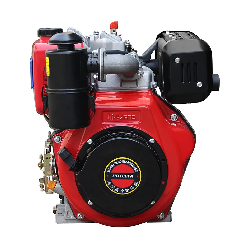 

8hp HR186FA 6KW Single Cylinder Air-Cooled Engine Hand-Started Oil Bath Air Filter Euro 5 Emission Standard