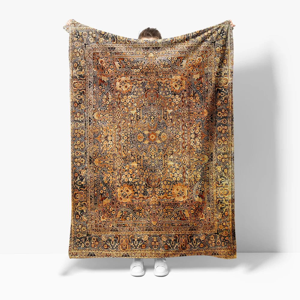 

Винтажный ковер в персидском стиле, декоративное одеяло, этнический ковер, покрывало, чехол для дивана, домашний декор