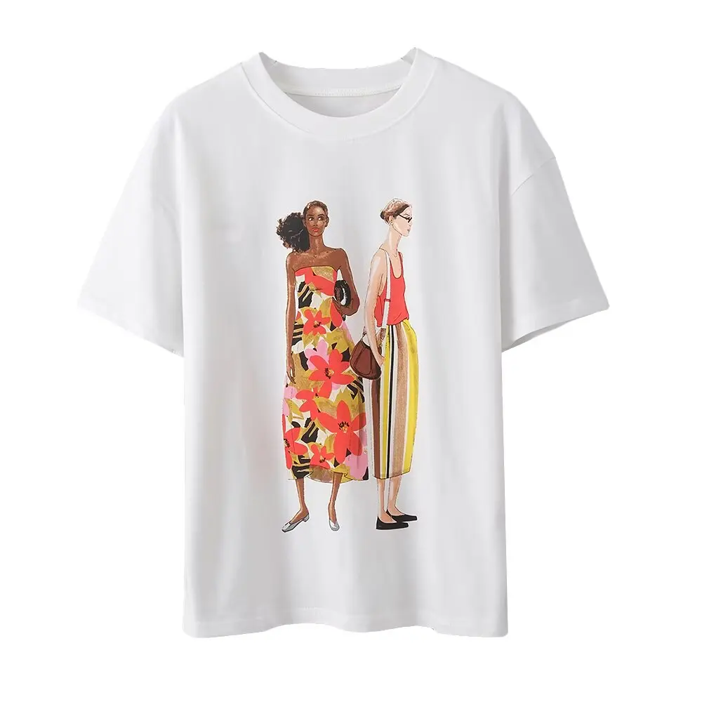 

Tshirt Women Top Y2k Short Sleeve T-shirts Summer Tops For Woman T-shirt Female Harajuku Stitch Tees Oversized Pulovers