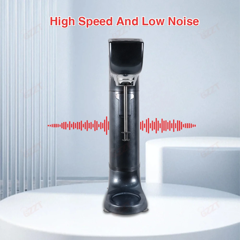 آلة هز الحليب الكهربائية التجارية متعددة الوظائف خلاط من الفولاذ المقاوم للصدأ برأس واحد صانع فلوري الآيس كريم البلاستيك #5