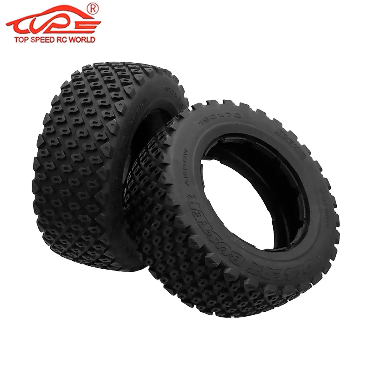 Rear on-road Tire Skin Set for 1/5 HPI ROFUN BAHA ROVAN KM BAJA 5T Truck Rc Car Parts