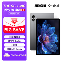 Alldocube iPlay 60 Lite World's First 11-inch 4G LTE Tablet with Android 14 12GB RAM+128GB ROM 8000mAh Support Widevine L1