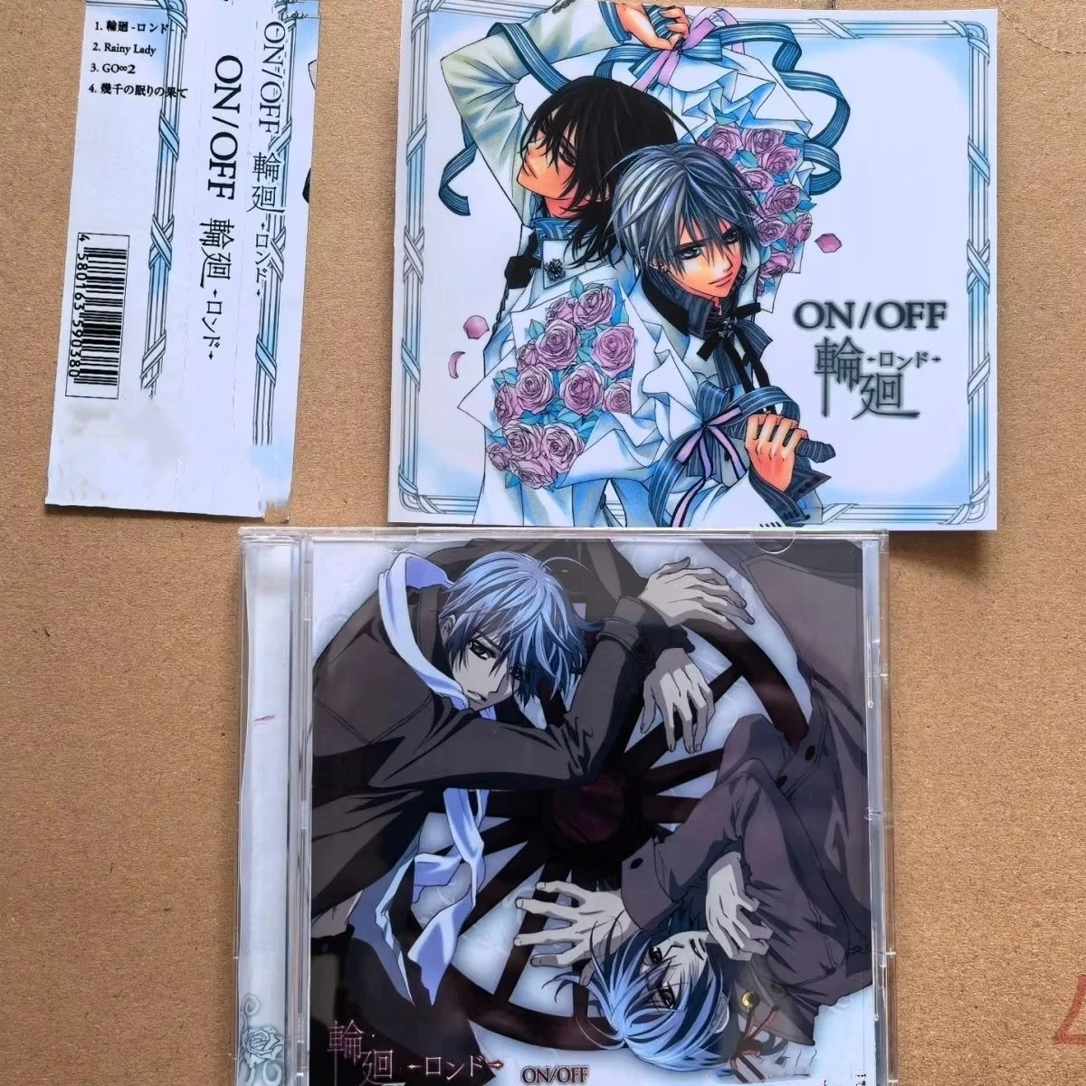 Anime Vampire Knight Guilty ON/OFF Music CD Greatest Hits OP Album Music Record Cosplay Walkman Car Soundtracks Box Collection