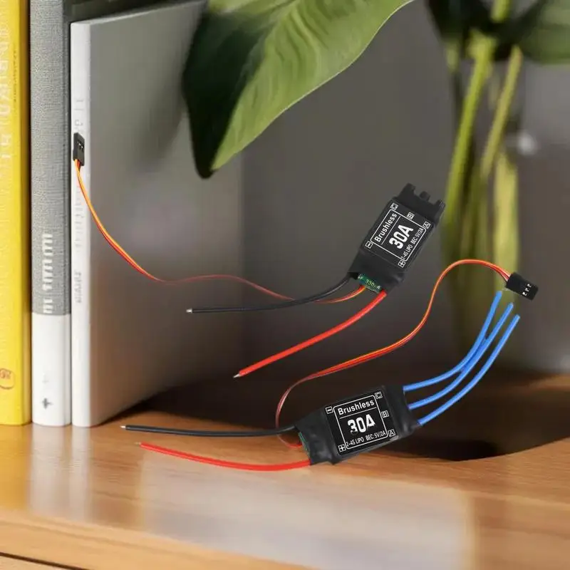 وحدة تحكم في السرعة بدون فرشاة 30 أمبير عالية الكفاءة مع قابس 5 فولت 3 أمبير UBEC وXT60 لطائرات بدون طيار RC FPV ومروحيات رباعية صغيرة. #6