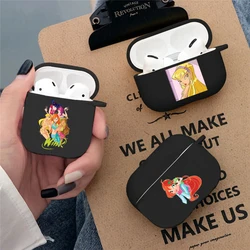 Cute Girl Winx catoon Clubs Soft silicone TPU Case For AirPods Pro2 1 2 3 Black Silicone Wireless Bluetooth Earphone Box Cover