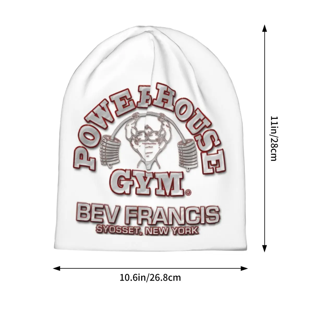 Powerhouse Gym Fitness Building MuscleMen Women Adult Beanies Caps Knitting Bonnet Hat Warm Autumn Winter Outdoor Skullies Hats