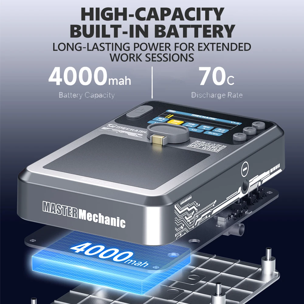 ميكانيكي PN360 المحمولة الكل في واحد بقعة لحام معدل التفريغ 70C للهاتف المحمول إصلاح البطارية فليكس كابل بقعة أداة لحام #3