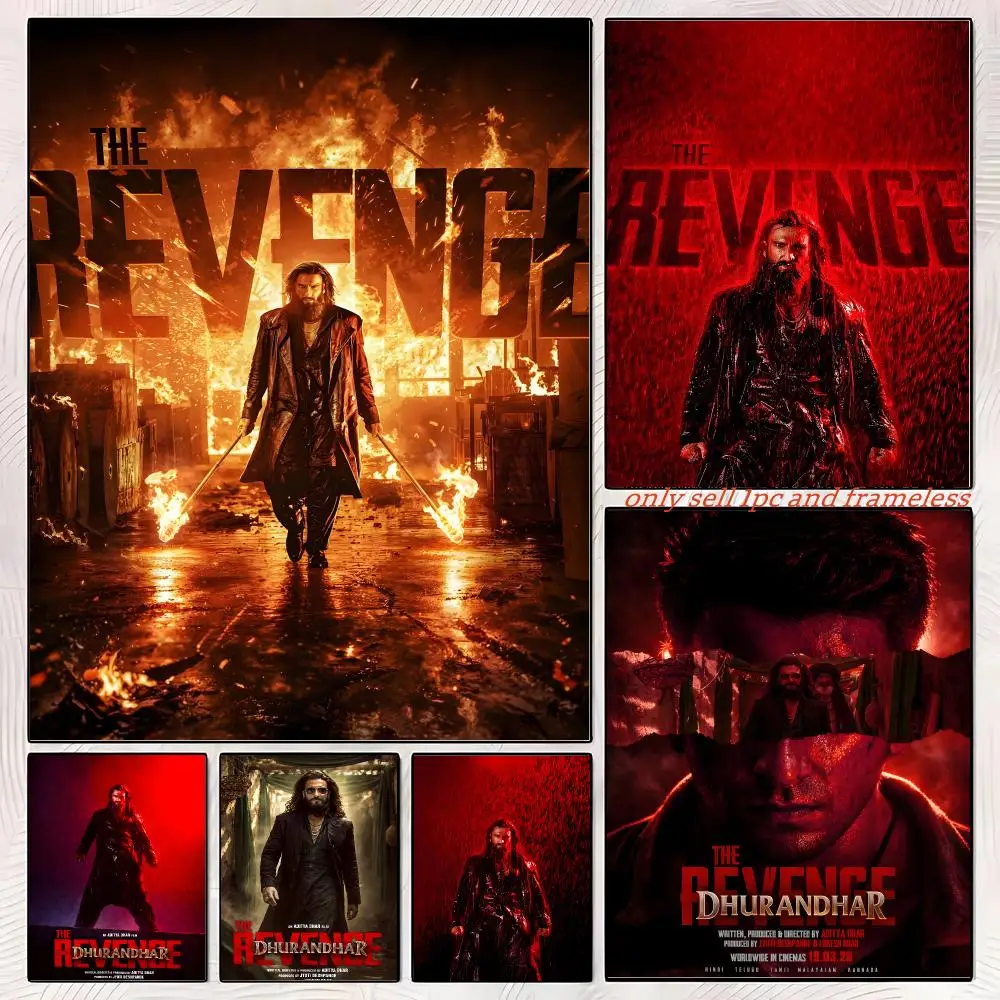 Dhurandhar The Revenge Poster Gift with prints Home bedroom living room decoration promotion and display
