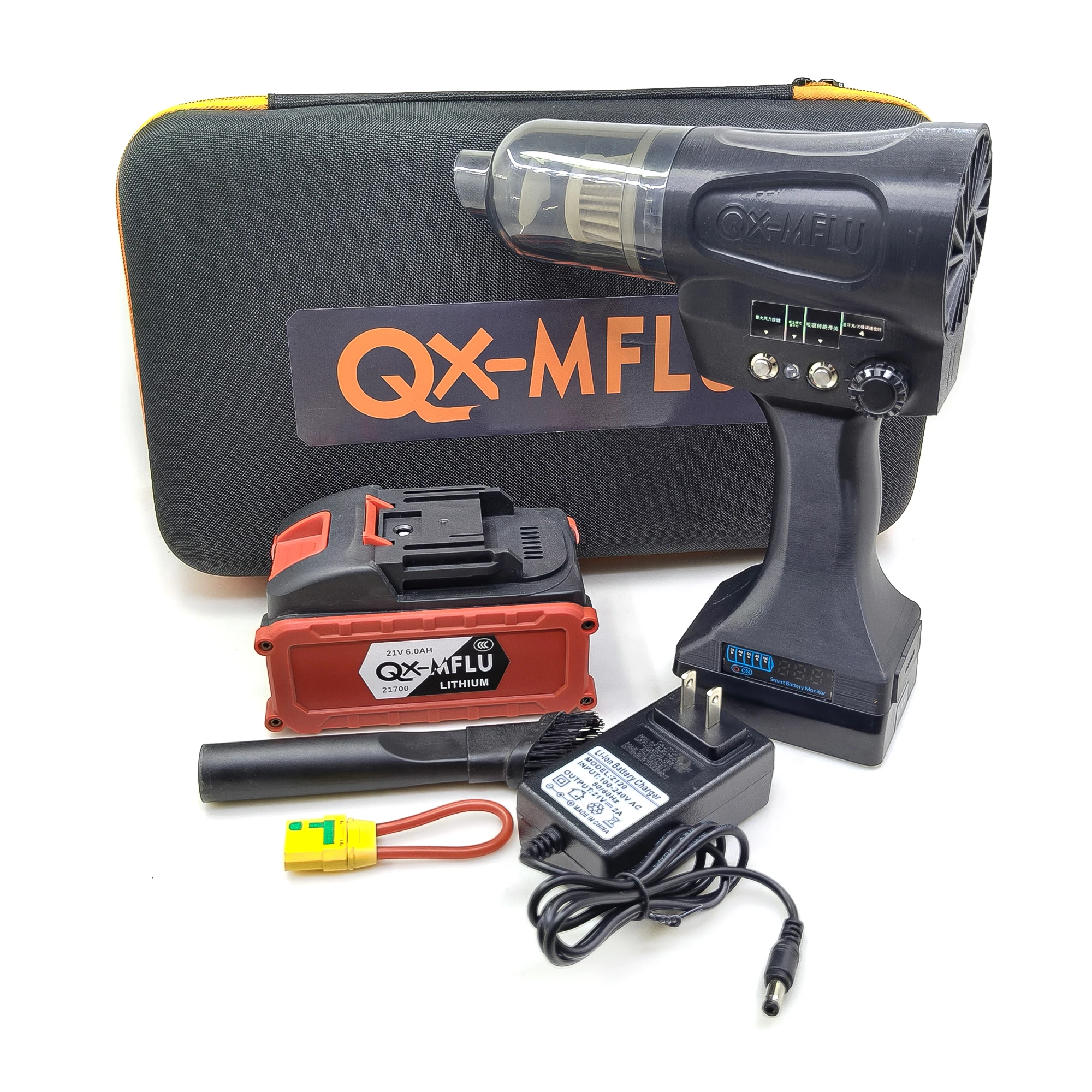 QX-MFLU 50mm EDF Handheld hair dryer Violent Fan Dust Removal Turbine High Power Strong Blower Dust removal