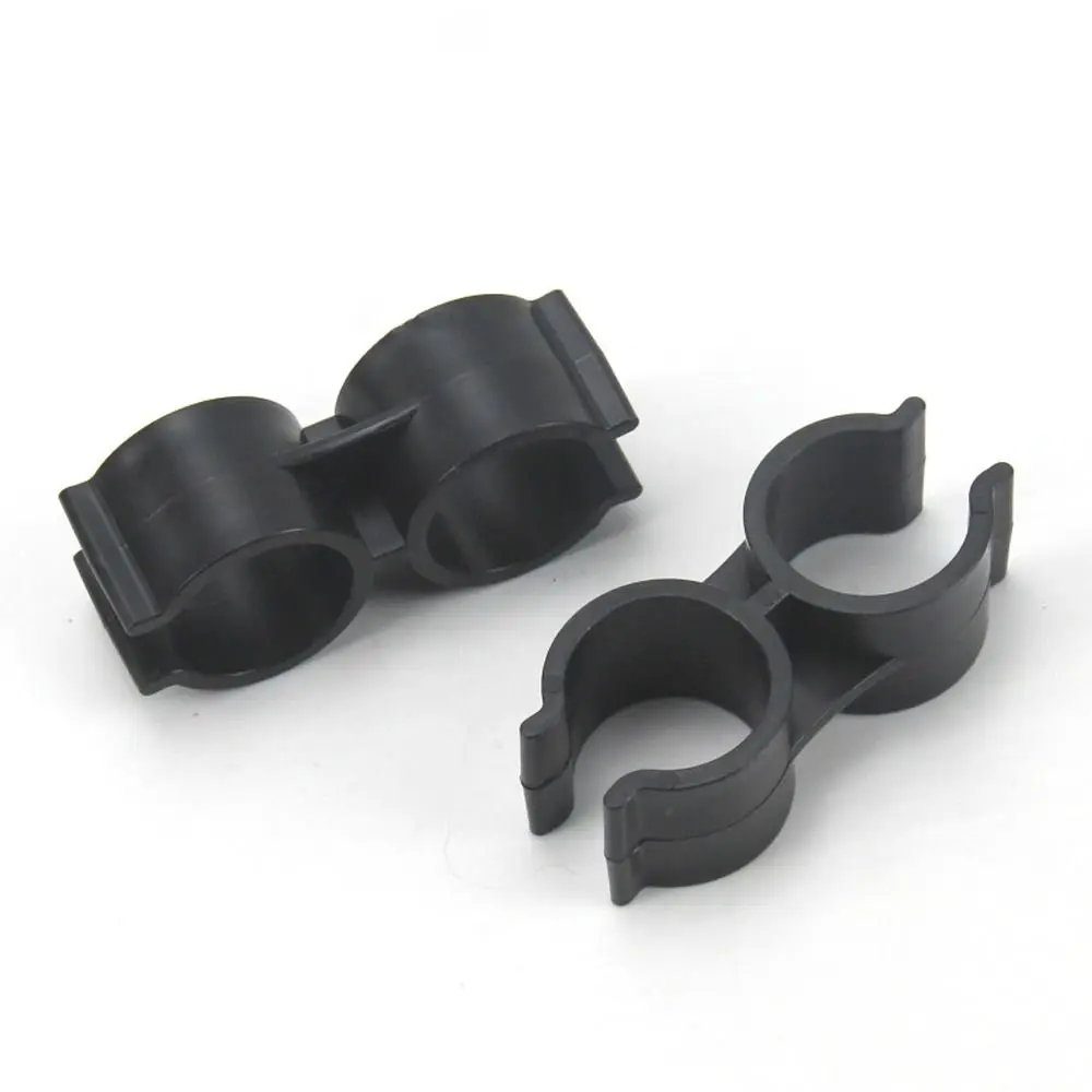 6pcs New 20/25mm PVC Pipe Clamp Agricultural Irrigation Double U Type Pipe Clamp Garden Tool Water Pipe Support