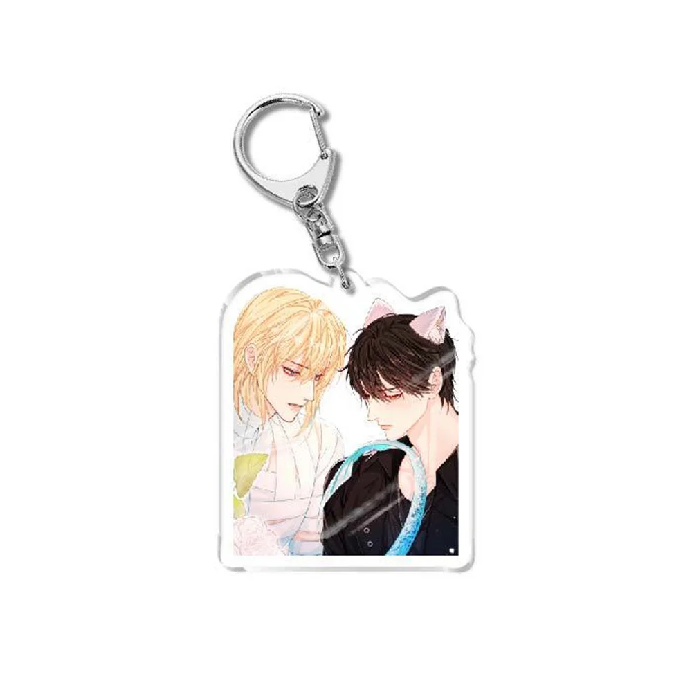 

Q Edition Anime Acrylic The Falling Merman Figure HD Acrylic Keychain Model Plat Game Acrylic Keychain Series gift
