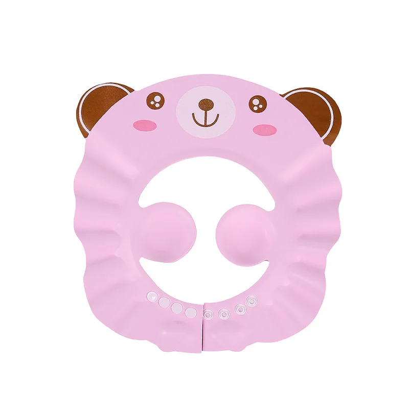 Girl boy Safe Shampoo Shower Bathing Bath Protect Soft Cap Hat For Baby Wash Hair Shield Children Bathing Shower Cap Hat Kids