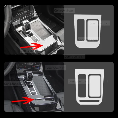 Imagen 2 del producto Pegatina protectora de película de pantalla de navegación Gps para salpicadero de coche de TPU para Chery Tiggo 4 Pro Tiggo 7 Pro antiarañazos 2022-2024