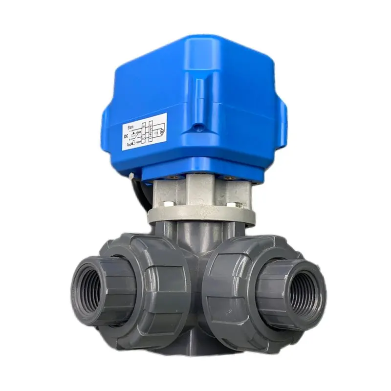 

AB06 TM0 Series 3-Way DC9-36V Electric Actuator, Gear Motor, For UPVC/PVC Ball Valves, General Electric Control Valve