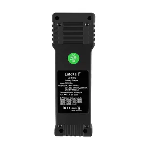 liitokala lii-100c lii-100バッテリー充電器18650 18350 26650 16340 RCR123 14500 3.7V 1.2V NI-MH NI-CD 2A USBスマート充電器 10ベストセールスIMR 18650バッテリー-10