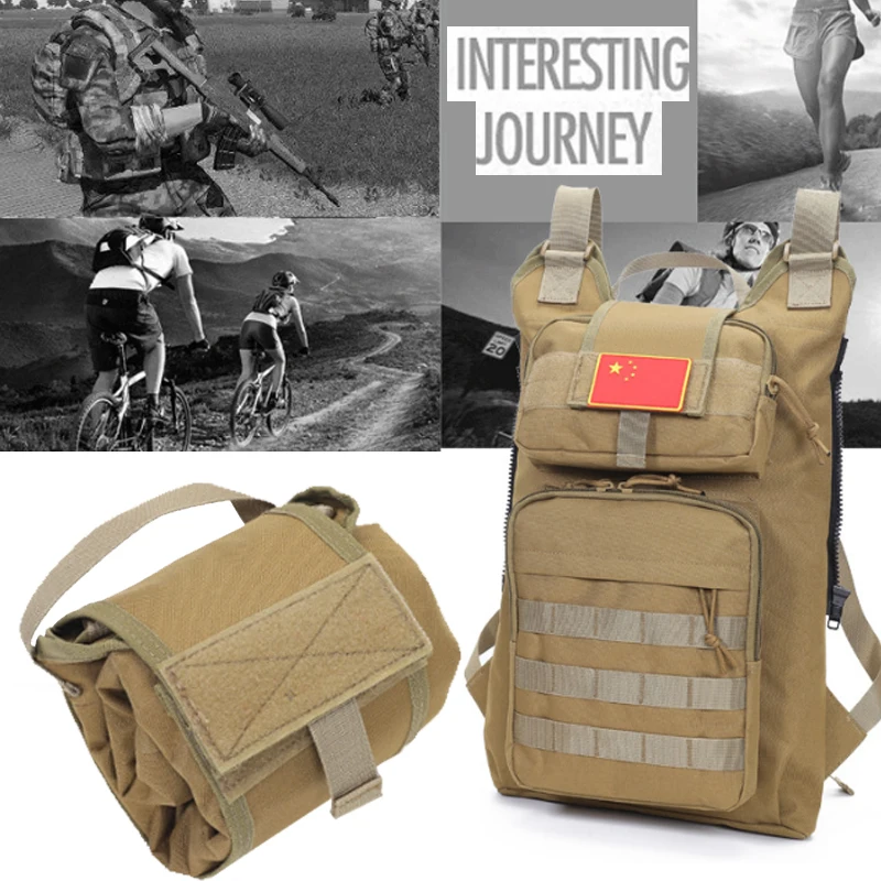 

FANDAO Outdoor Sport Hiking Bag Tactical Assault Combat Camouflage Tactical Molle Water Pack Hydration Pack for Hunting Shooting