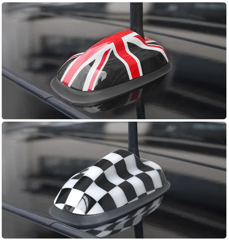 Für MINI Cooper S JCW F66 F65 F56 F55 Auto Außen Trim Antenne Dekoration Abdeckung Aufkleber Kunststoff Auto Zubehör – Detail 11