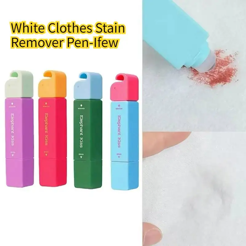 

White Clothes Stain Remove Remover Pen Household Powerful Degreasing Pen Portable Waterless Oil Stain Remover Pen For Emergency