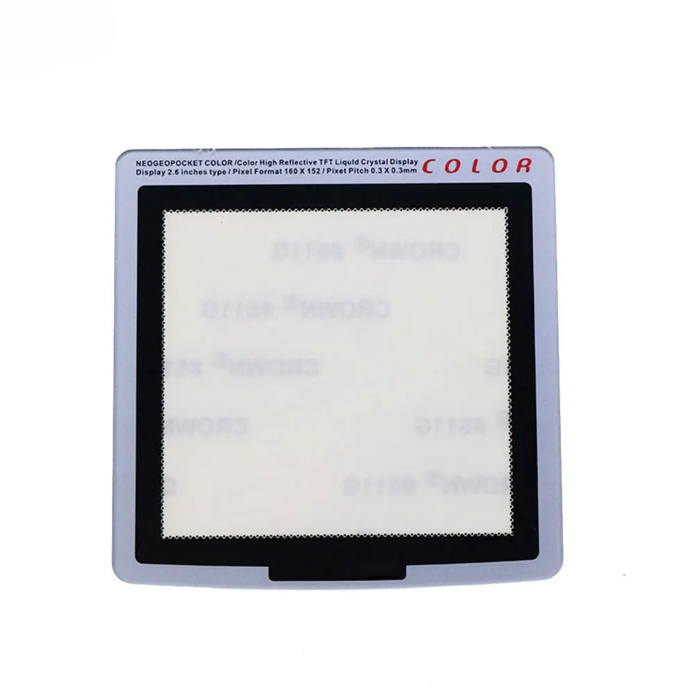 Cltgxdd 1 piece FOR Neo GeoPocket NGP colored plastic glass mirror screen lens protective case for NGPC Neogeoo LCD screen lens