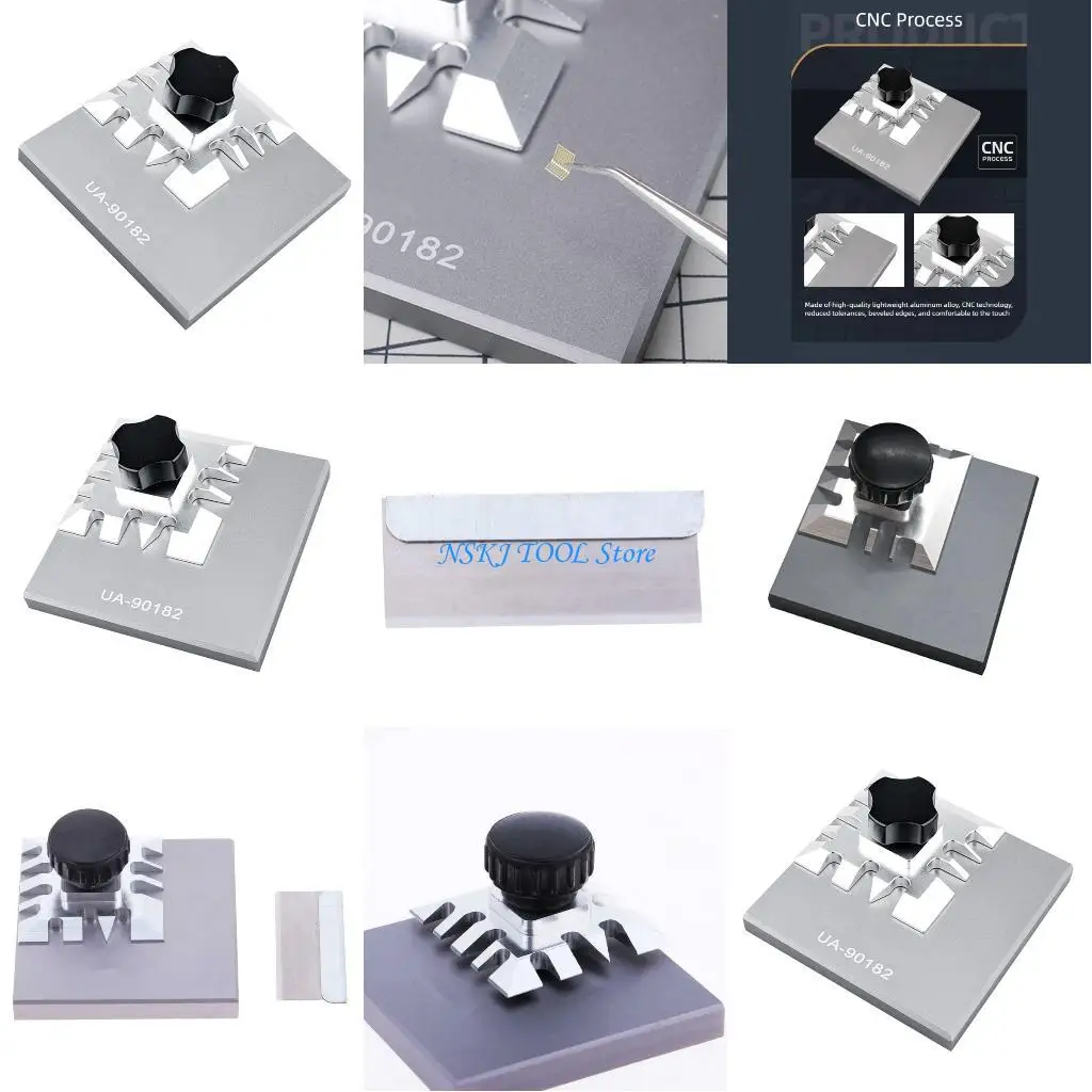 

L8RC High Precise Miniature Etching Folding Vise Tool For Model Builders Metal Craft