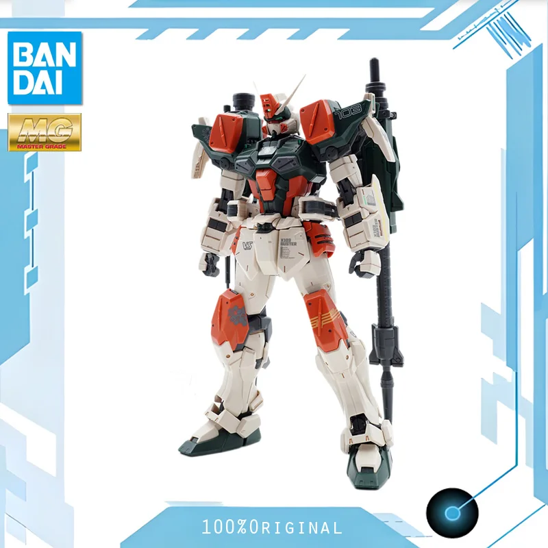 

BANDAI Anime In Stock MG 1/100 GAT-X103 BUSTER Gundam New Mobile Report Model Kit Assembly Plastic Action Toy Figure Gift