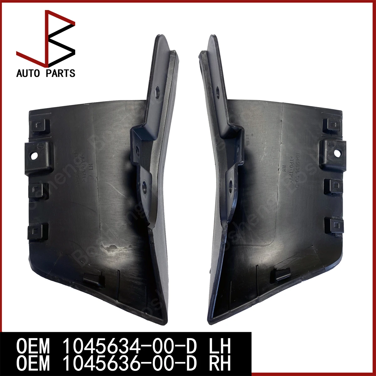 New For Tesla Model X 2015-2021 Rear Left and Right Door Sill Fairing Mud Guard OEM 1045634-00-D 1045636-00-D 1045634 1045636