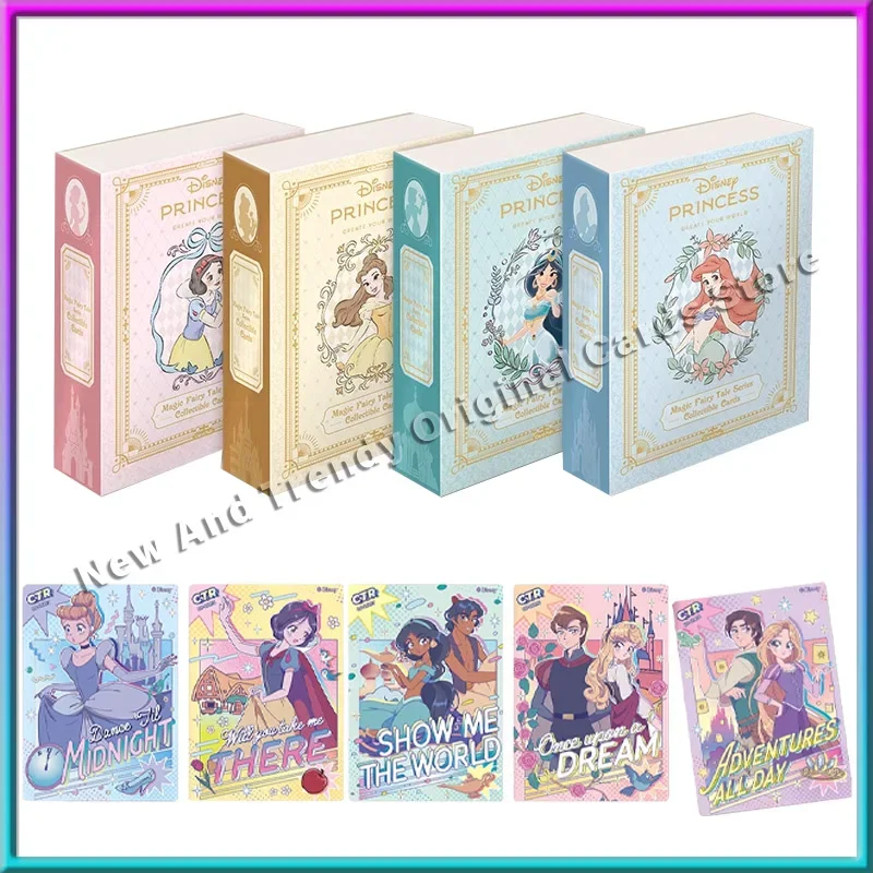 

Original Card. Fun Disney Princess Magic Fairy Tale Collection Cards Limited Sale Cinderella Snow White,Blind Box Holiday Gifts