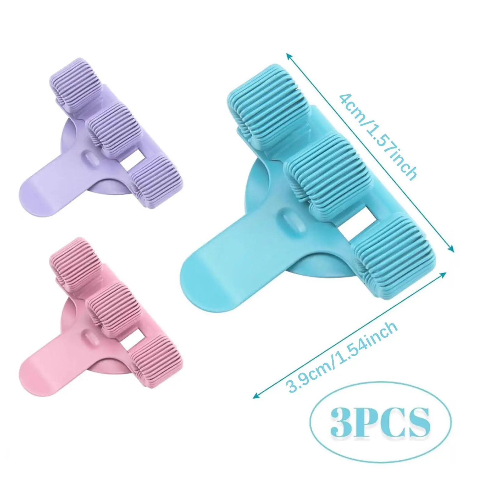 3x portapenne con clip con molla orizzontale multiuso compatto portatile in acciaio inossidabile per operatori postali, insegnanti, piloti
