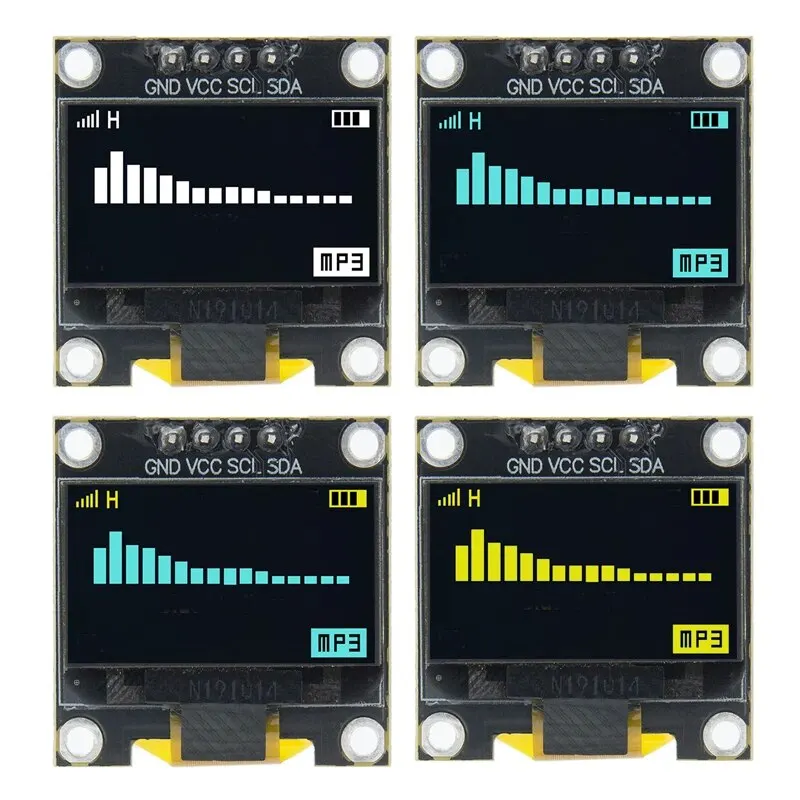 0.96 Inch OLED IIC Serial White OLED Display Module 128X64 I2C SSD1315 12864 LCD Screen Board for Arduino