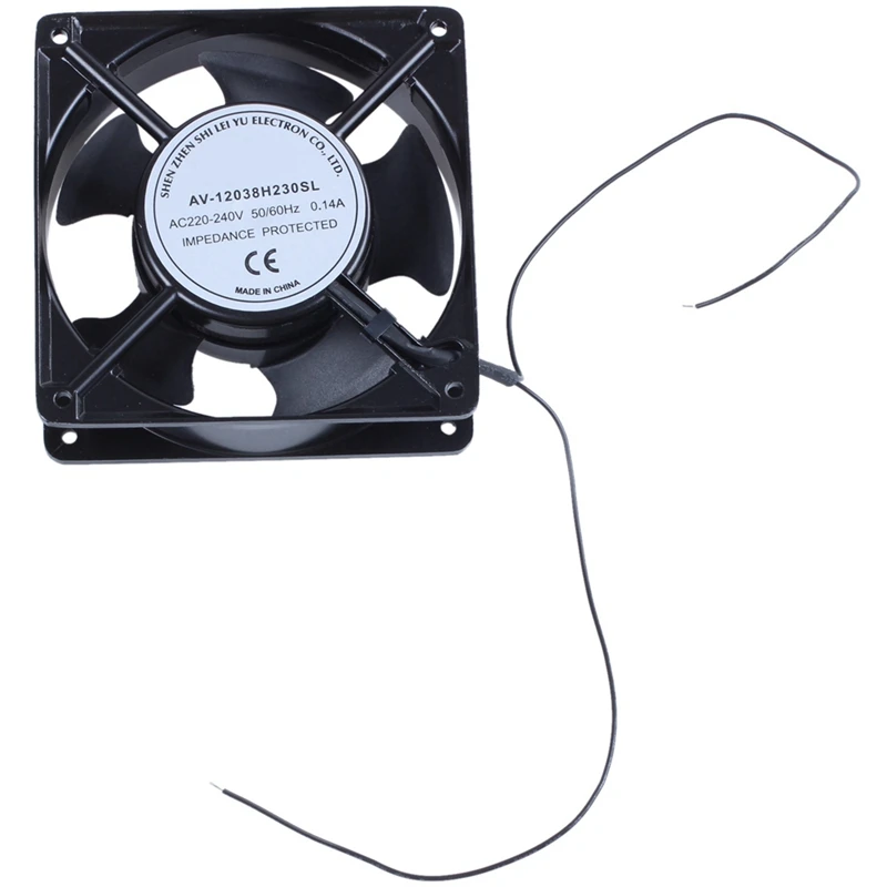 

Hot TTKK 10X AC 220V-240V0.14A Brushless Cooler Cooling Fan 120Mm X 120Mm X38mm