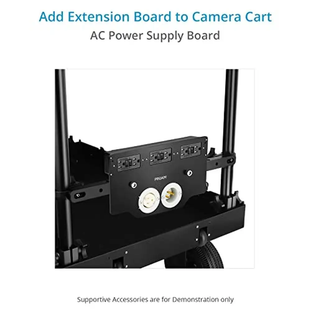 Camerakar Voedingsbord 6 Uitlaat Maximaal 15a/1800W Proaim Victor Atlas Serie Beveiligde Bevestiging Allen Bouten Precisie