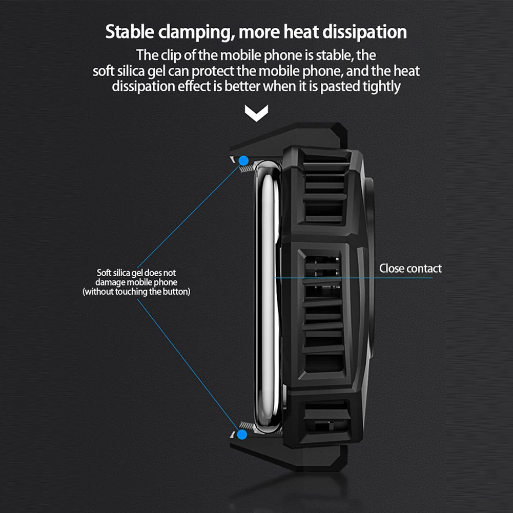 DL05 Mobile Phone Radiator Memo Semiconductor Refrigeration Cooling Fan Cooler System For Cellphones Tablets