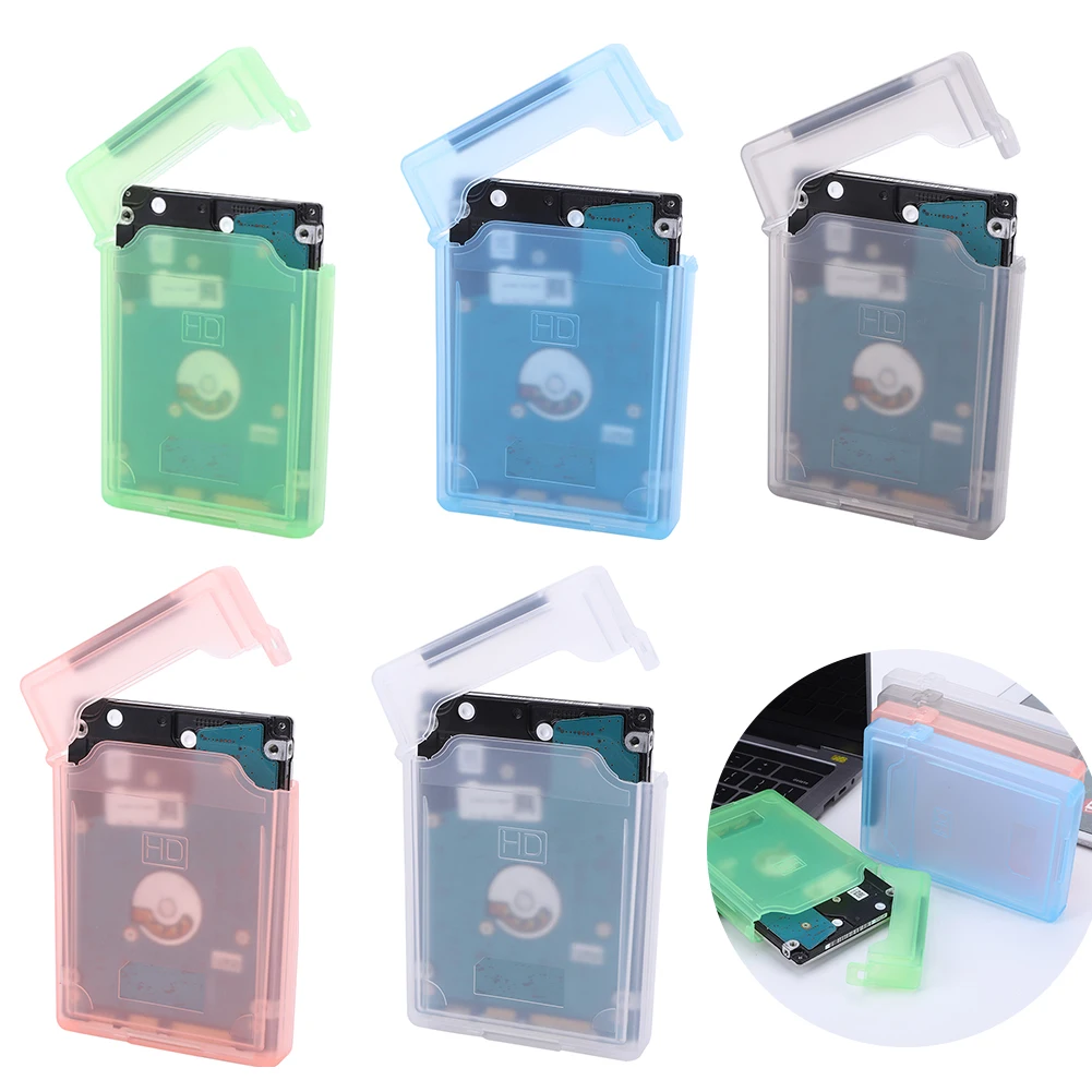 

2,5-дюймовый защитный чехол для жесткого диска SSD, противоударный защитный чехол для жесткого диска, пластиковый антистатический защитный чехол, влагостойкий