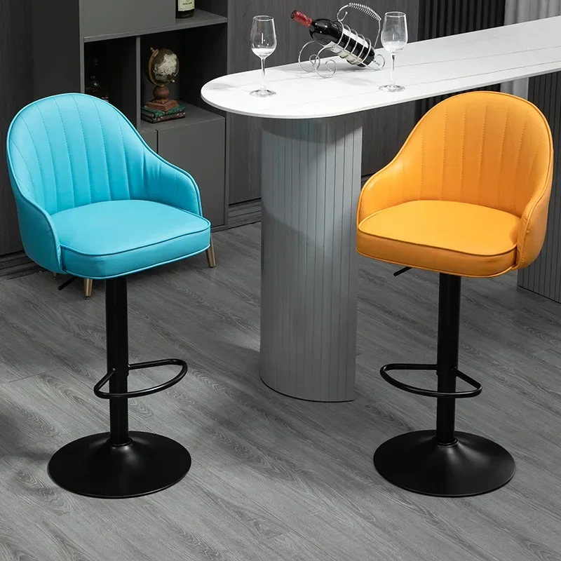 Banks Tabourets De Bar Modern Chair Chaise Cuisine Stools Stool Set Backrest High Luxury Brand Swivel Kitchen Counter Height