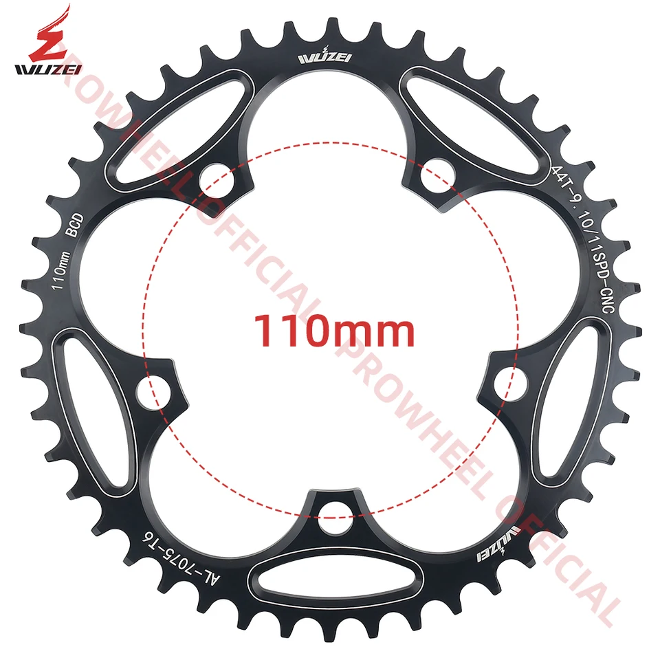 WUZEI 110BCD ロードバイクナローワイドチェーンリング 36T 38T 40T