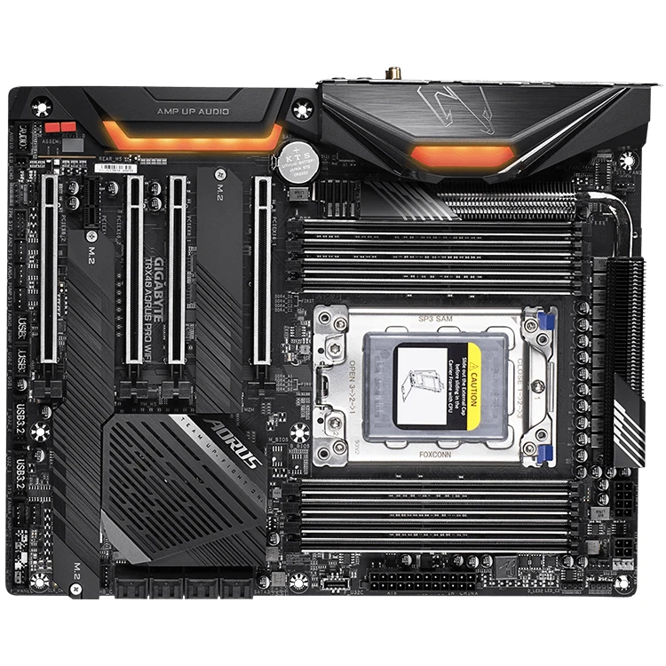 AMD TRX40 AORUS PRO WIFI Gaming Motherboard Used for 3rd Gen AMD Ryzen Threadripper Processors