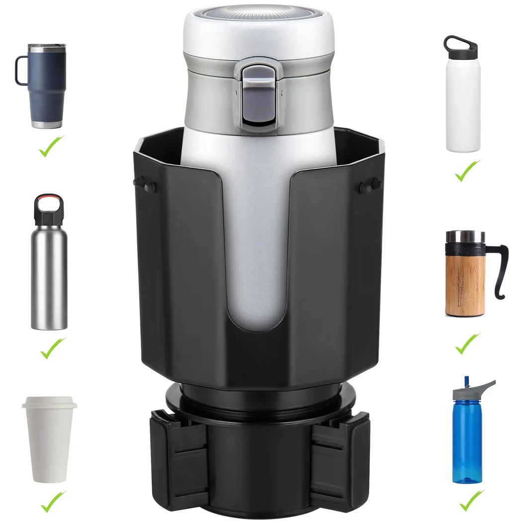 Portavasos Cur, adaptador portavasos para coche, Base ajustable de 2,5-3,8 pulgadas, Compatible con Yeti Nalgene Hydro Flask, botella para tazas de 20-40oz