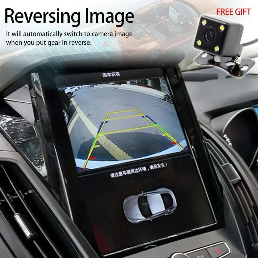 10.4inch Tesla Screen Multimedia Escape Car Android 13 Radio GPS Autoradio Stereo Head Unit 2DIN For Ford C-max 2012 Kuga 2014