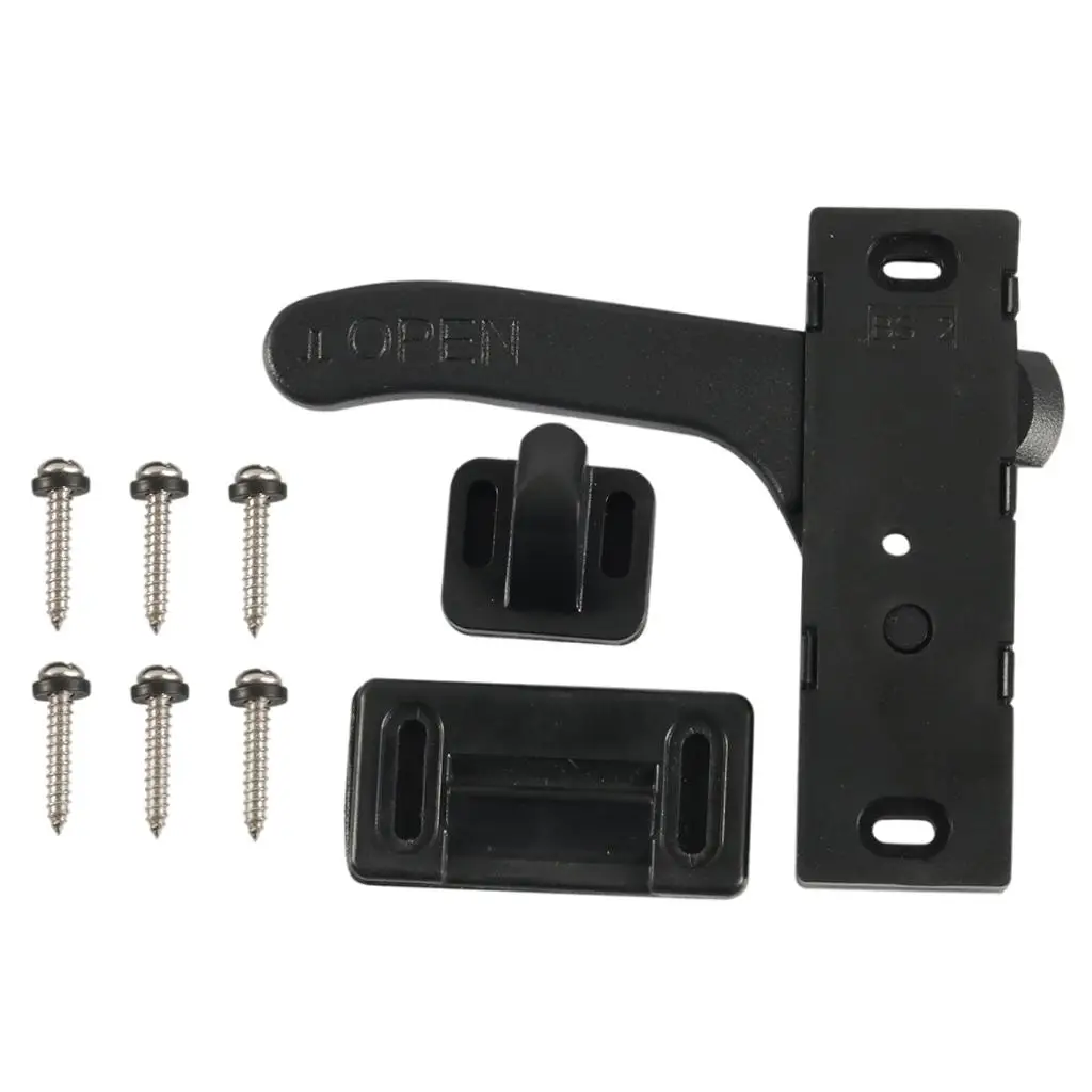 RV Door Latch Right Hand Handle Kit for RV with 6 Screws Trailer Motorhone Travel Trailer Replacement RH Passenger Side Door