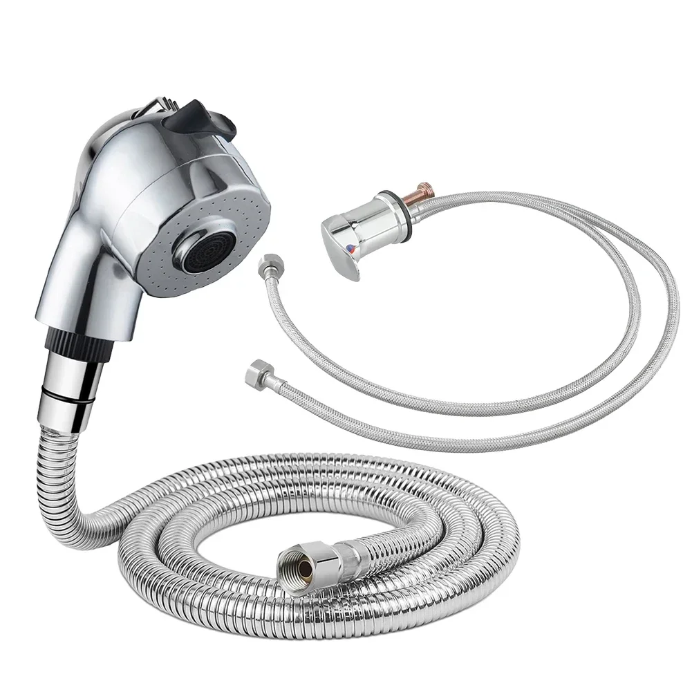 

Hose Connector Hose Length 120cm Mixing Valve Dual Function Nozzle Easy Installation Kit Erosion Resistant Finish